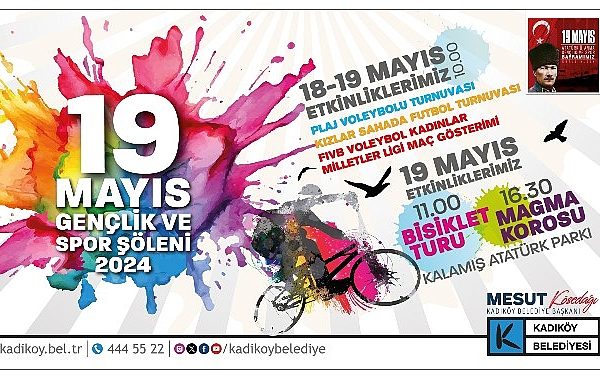 19 Mayıs Kadıköy'de coşkuyla kutlanacak