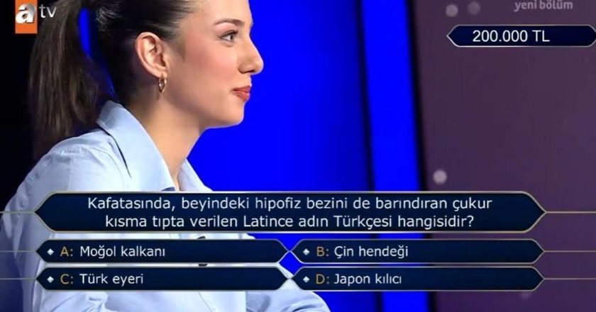 Kafatasındaki deliğin adı! Hipofiz bezinin bulunduğu çukur! Türk eyeri var mı?