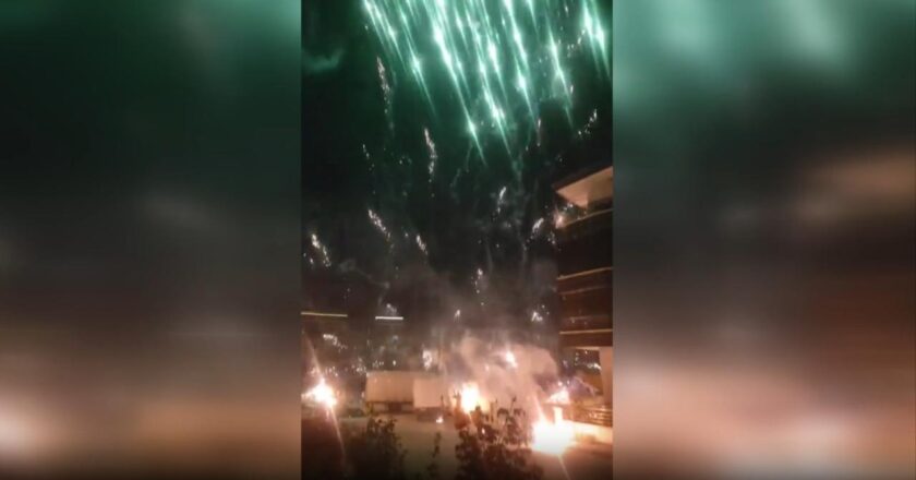 Ankara’da düğün sonrası atılan havai fişekler yangına neden oldu
