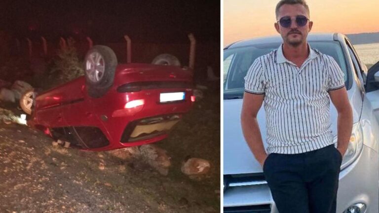 Çanakkale’de takla atan otomobilin sürücüsü hayatını kaybetti
